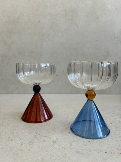 Chosen Cocktail Glasses - Blue